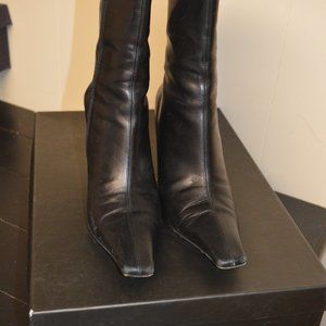 Gucci S. Pelle Rodin Nero Boots Size 7.5